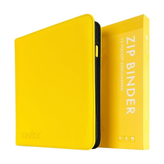 Vault X 12 Pocket Trading Card ZIP Binder - 480 Cards (Side Loading) by The Archive Stop on MYNTED