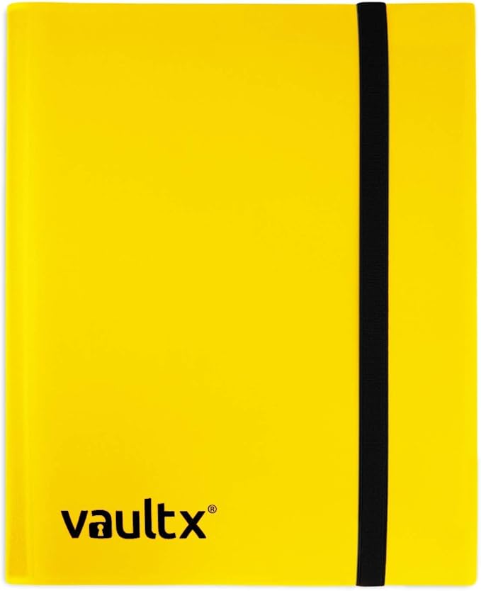 Vault X 9 Pocket Trading Card Strap Binder - 360 cards (Yellow) / Used: lIke new by Schmutzfink TCG on MYNTED