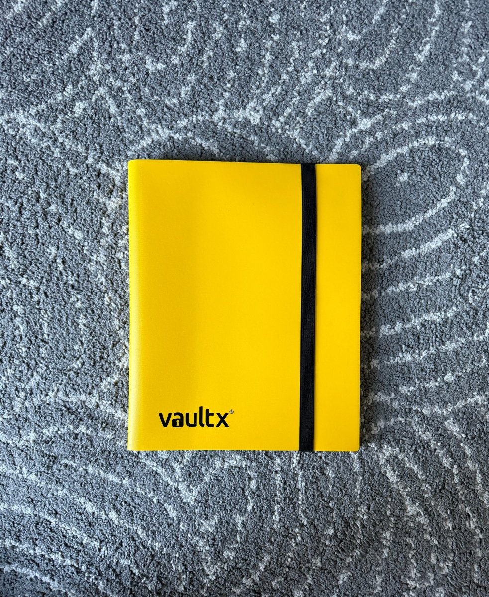 Vault X 9 Pocket Trading Card Strap Binder - 360 cards (Yellow) / Used: lIke new by Schmutzfink TCG on MYNTED