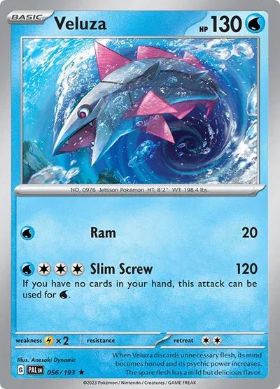 Veluza 056/193 · Holofoil (Paldea Evolved) by ISB Collector on MYNTED