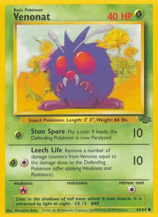 Venonat - 63/64 - Jungle (Unlimited) - MP by The Archive Stop on MYNTED
