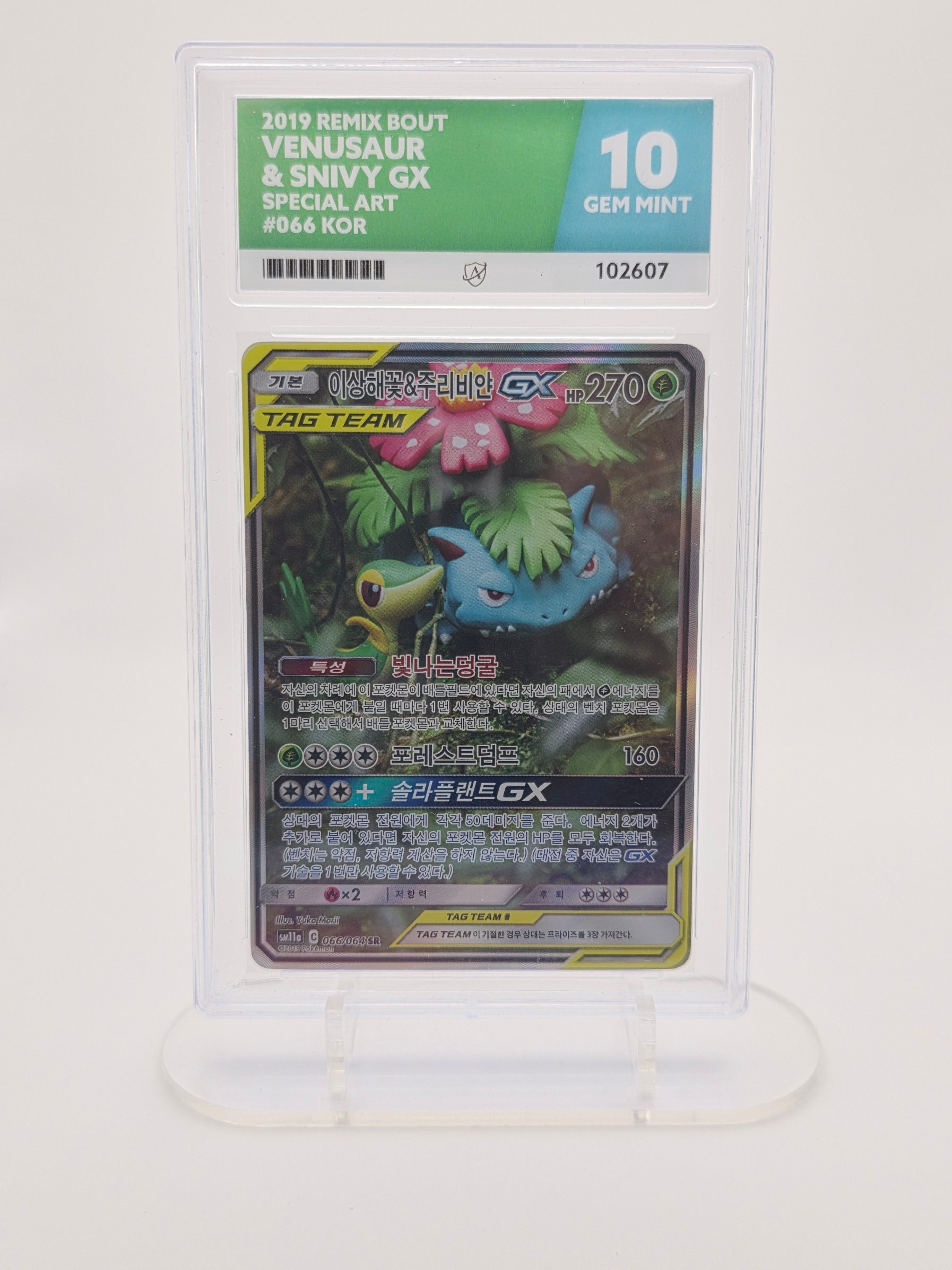ACE 10 | Venusaur & Snivy GX Sun & Moon Promo SM229
