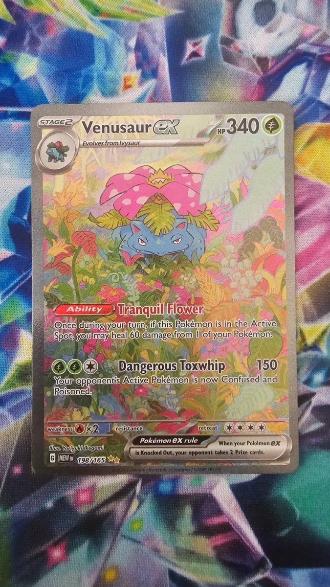 Venusaur EX 198/165 - 151 - Special Illustration Rare by Light Collectibles on MYNTED