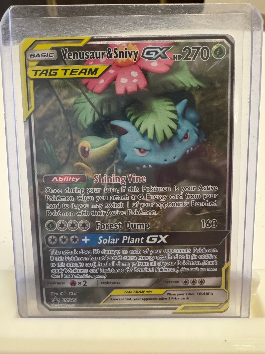 Venusaur & Snivy - SM229 Promo by The Archive Stop on MYNTED