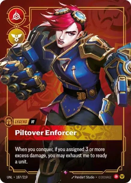 Vi - Piltover Enforcer 187/219 (Unleashed) by GDR TCG on MYNTED