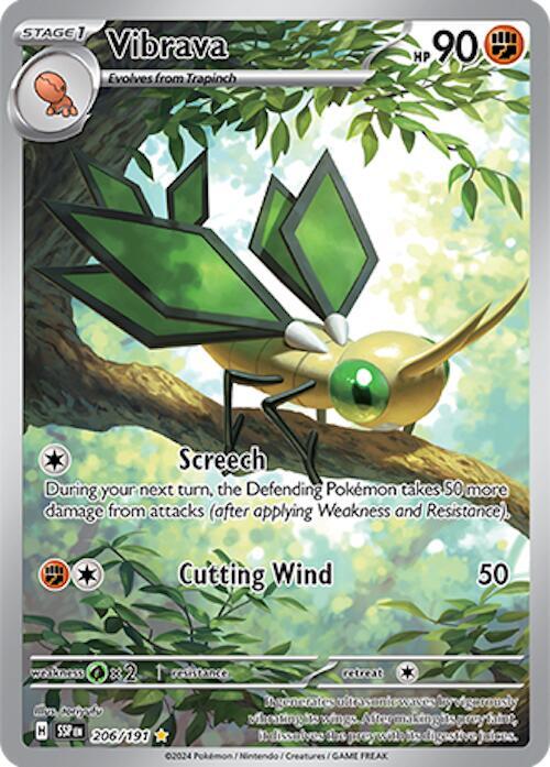 Vibrava - 206/191 - SV08: Surging Sparks (SSP) by Poké Dubai on MYNTED