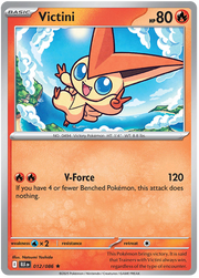 Victini 012/086 Holo Rare | Scarlet & Violet – Black Bolt by Worth the XP on MYNTED