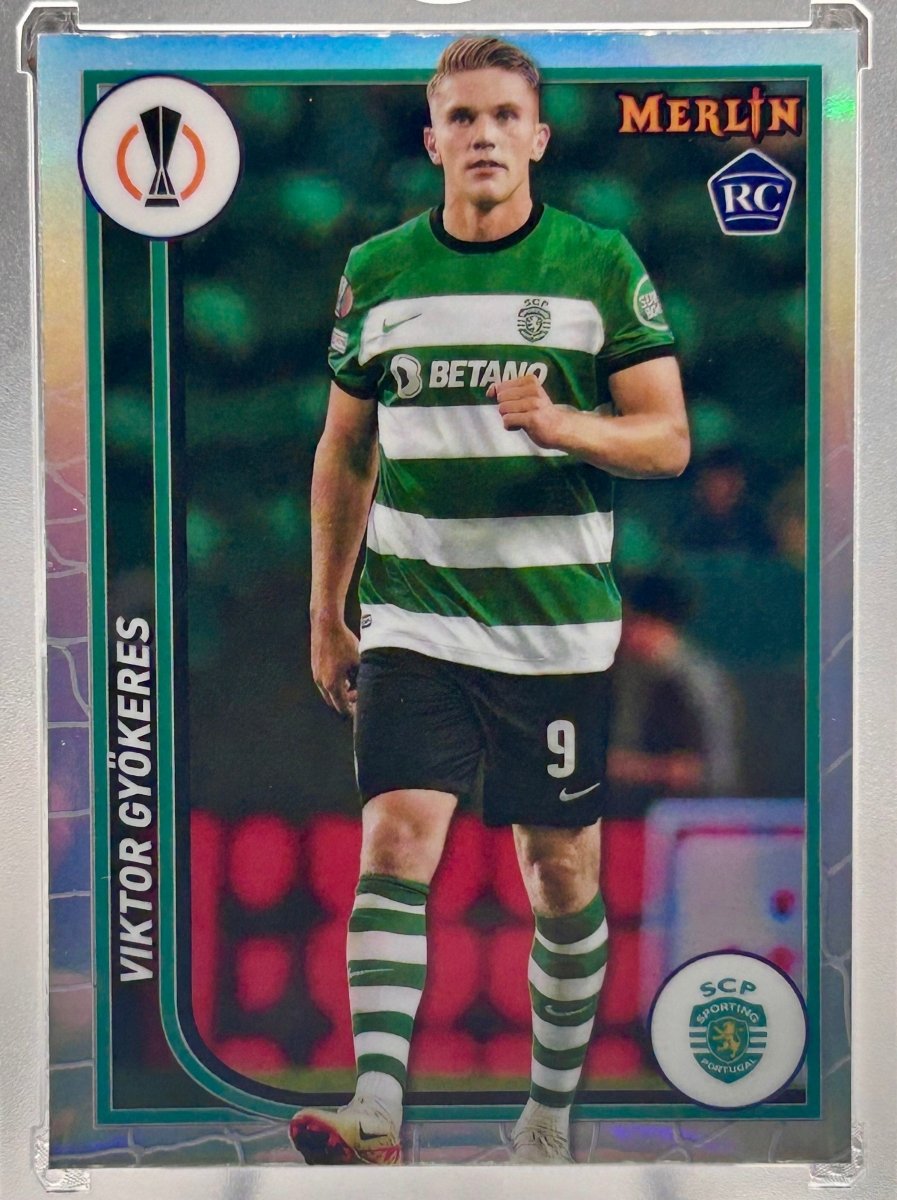 Victor Gyokeres 2024 Topps Chrome Refractor by Rip and Collect on MYNTED