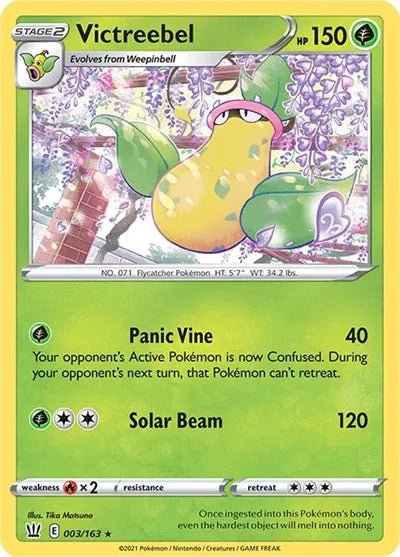Victreebel 003/163 · Reverse Holofoil (Battle Styles) by ISB Collector on MYNTED