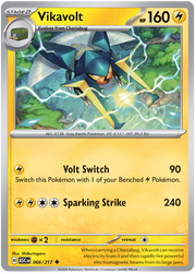 Vikavolt 066/217 Uncommon | Mega Evolution – Ascended Heroes by Worth the XP on MYNTED