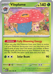 Vileplume SV: 151 Rare • 045/165 Holofoil by Shark Pop Culture on MYNTED