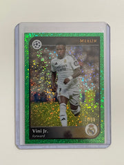 Vini Jr. - 2024 - 25 Topps Merlin UEFA Champions League Speckle Green /99 by Card Market Ahuy on MYNTED