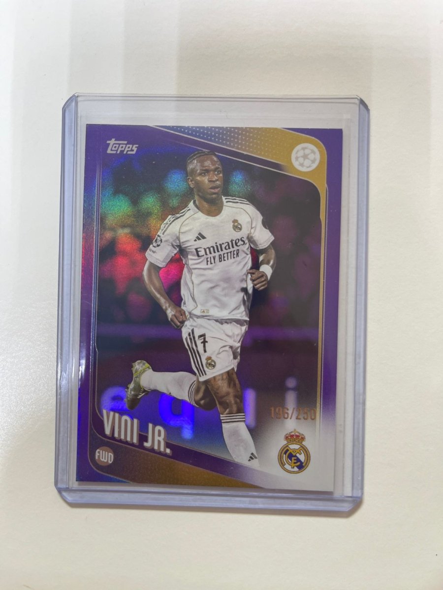 Vini Jr. - 2025 - 26 Topps Flagship UCC Purple Foil /250 by Card Market Ahuy on MYNTED