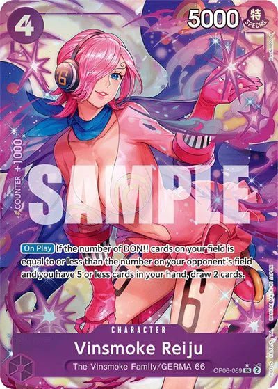 Vinsmoke Reiju (069) (Alternate Art) Wings of the Captain SR • OP06 - 069 Foil by Marnie’s TCG on MYNTED