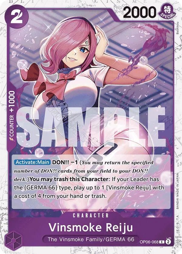 Vinsmoke Reiju (OP06 - 068) (Jolly Roger Foil) Premium Booster C OP06 - 068 by Schmutzfink TCG on MYNTED