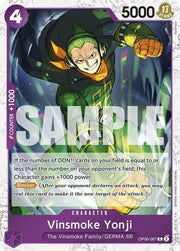 Vinsmoke Yonji (OP06 - 067) (Jolly Roger Foil) Premium Booster R OP06 - 067 by Schmutzfink TCG on MYNTED