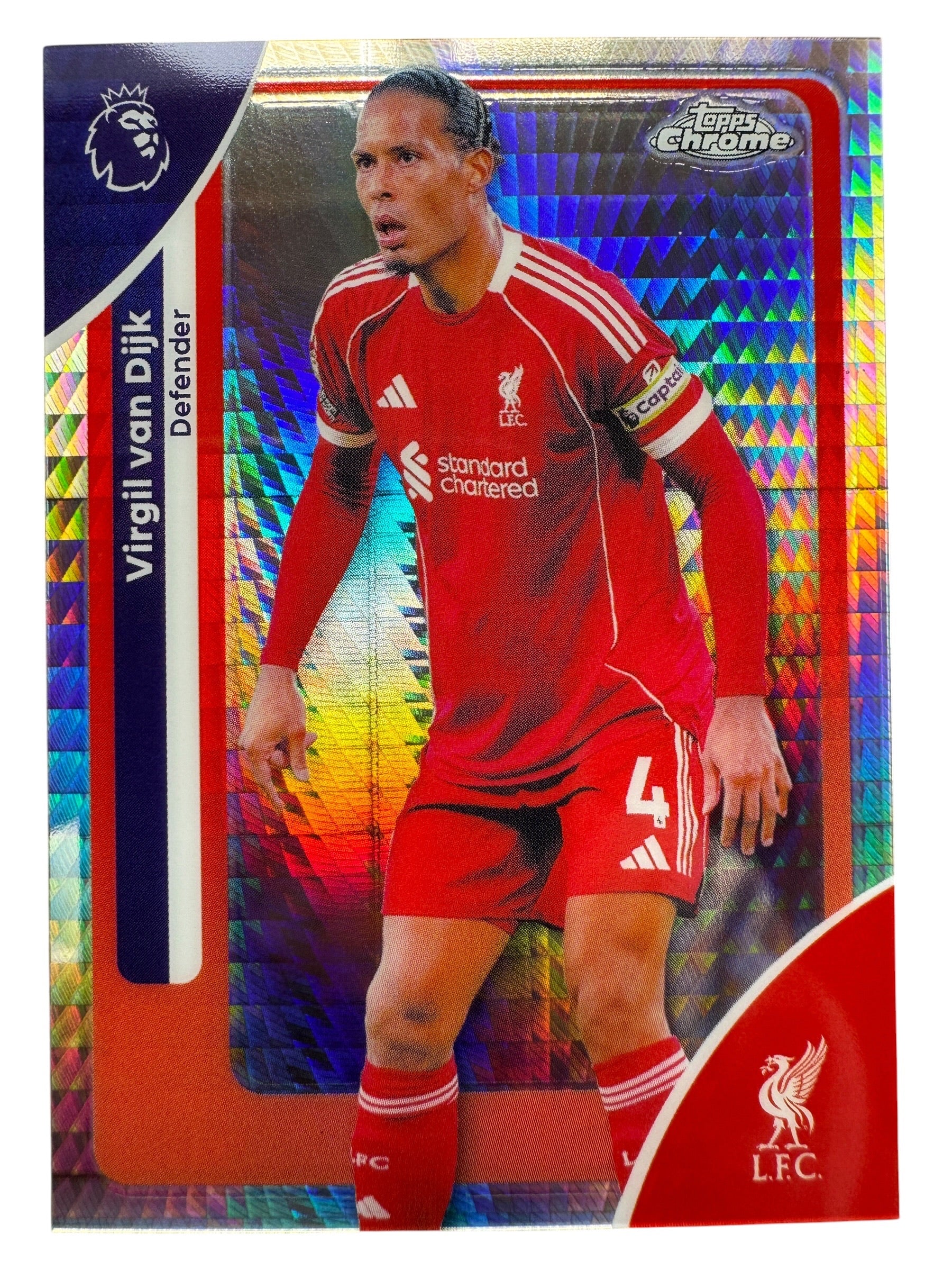 Virgil Van Dijk - Liverpool - Topps Chrome Premier League 25/26