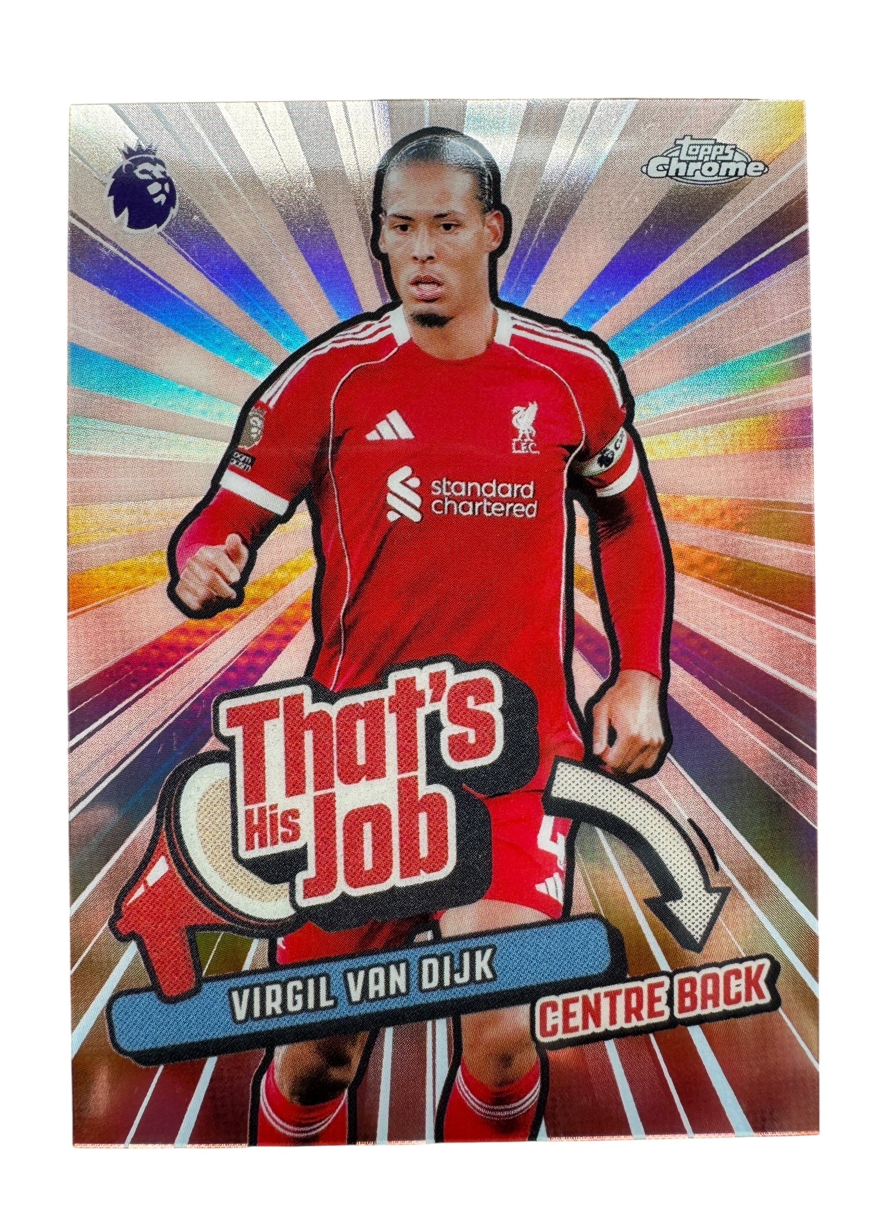 Virgil Van Dijk - Liverpool - Topps Chrome Premier League 25/26