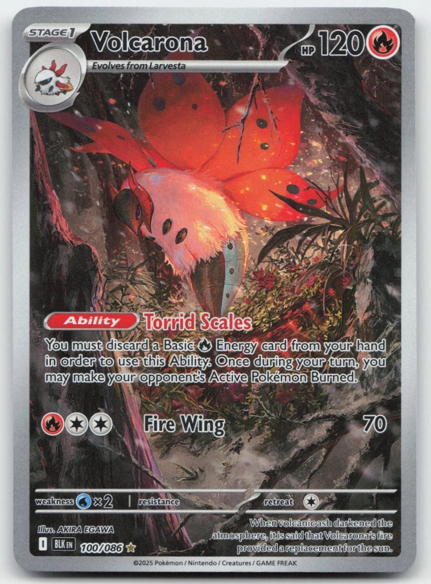 Volcarona - 100/086 - SV: Black Bolt (BLK) by SAFAQATI on MYNTED