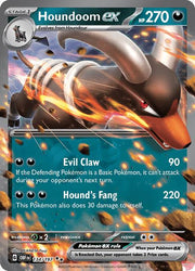 houndoom ex obsidian flames 134/197