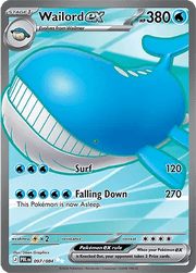 Wailord ex 097/084 (Pitch Black) by Devastation Collectibles on MYNTED