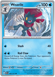 Weavile 045/217 Uncommon | Mega Evolution – Ascended Heroes by Worth the XP on MYNTED