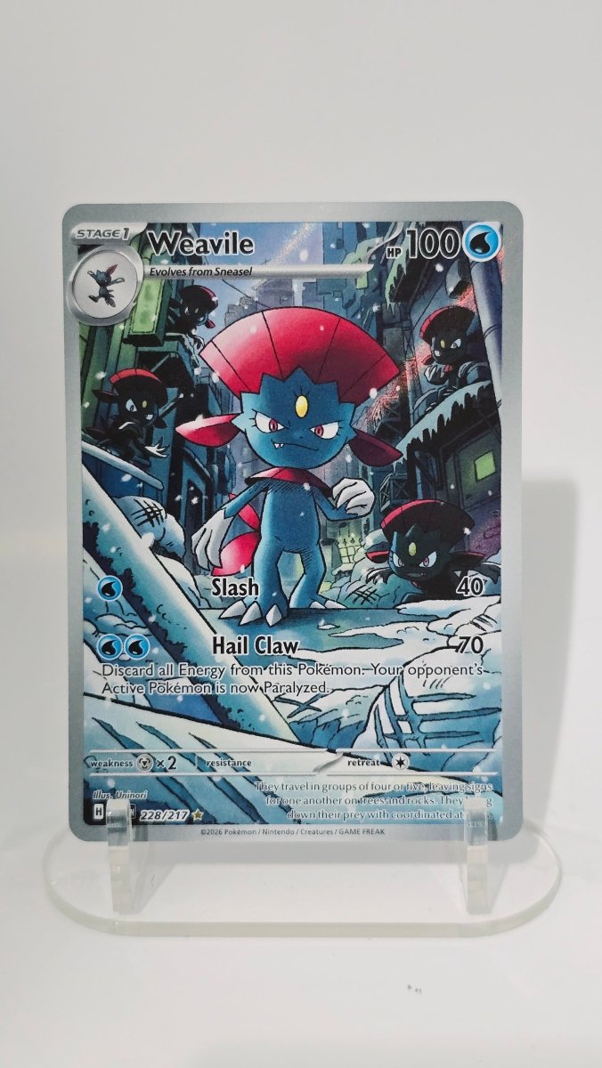 Weavile - Ascended Heroes - IR 228/217 - English by MechaKai Collectibles on MYNTED