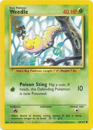 Weedle Base set (Unlimited) 69/102 by ISB Collector on MYNTED