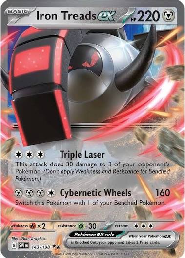 iron treads ex scarlet and violet base set 143/198