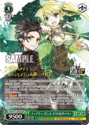 Weiss Schwarz - Signed - Sword Art Online 10th SAO/S71-032SP SP Leafa Kirito by TCGDON on MYNTED