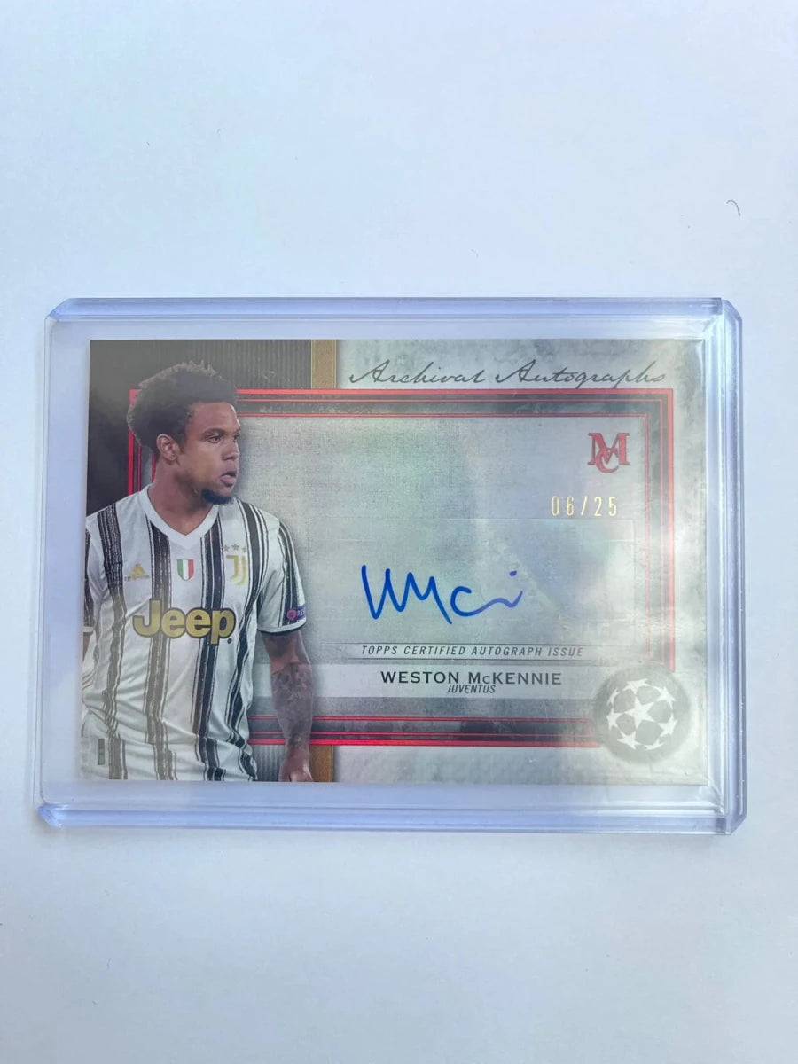Weston McKennie /25 - 20-21 Topps Museum Collections UEFA Champions League Auto by Card Market Ahuy on MYNTED