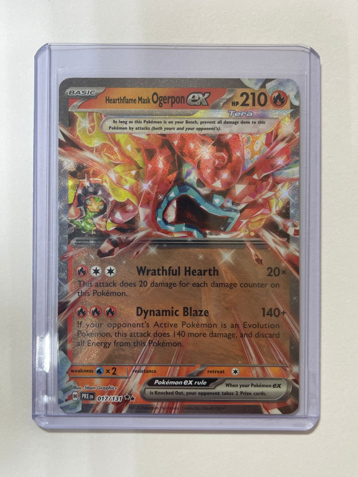 Heartflame Mask Ogerpon EX 17/131