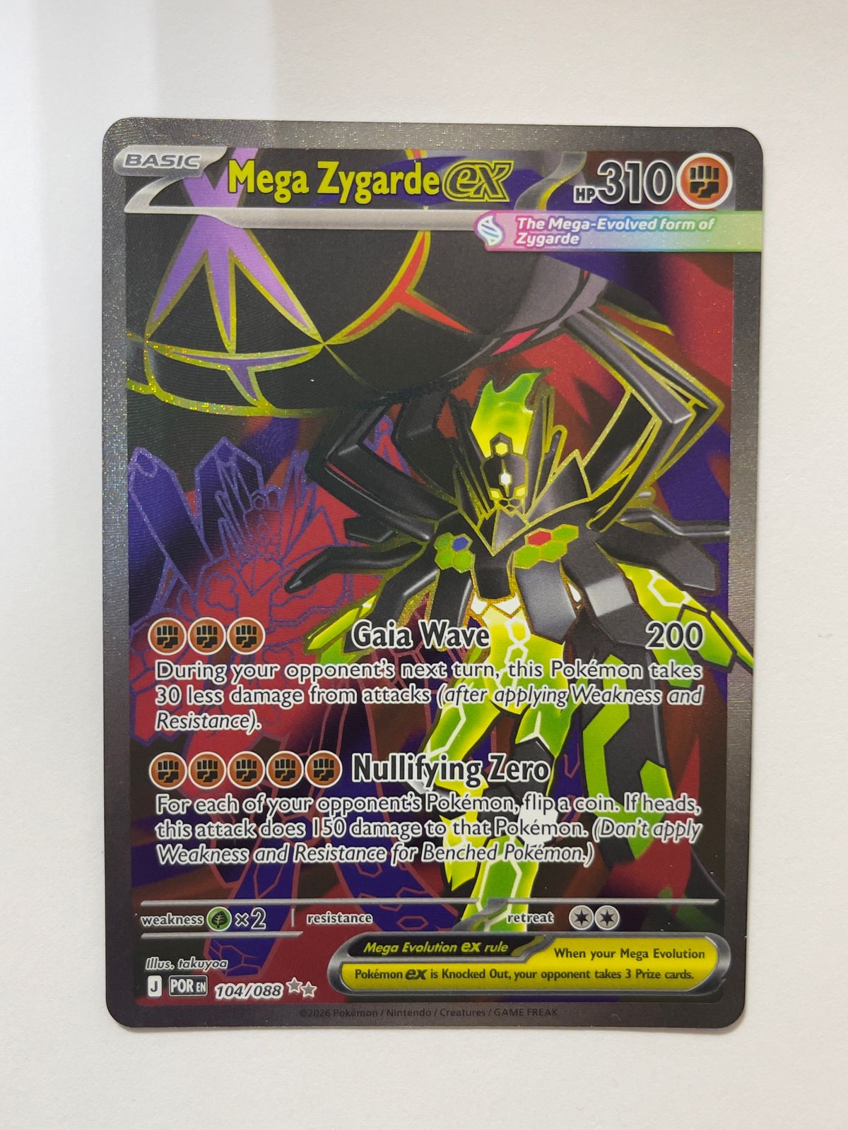 Mega Zygarde EX 104/088