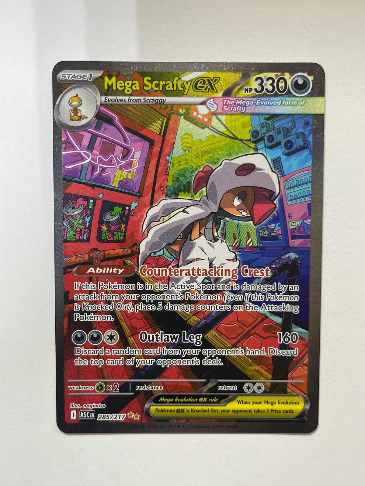 Mega Scrafty EX 285/217