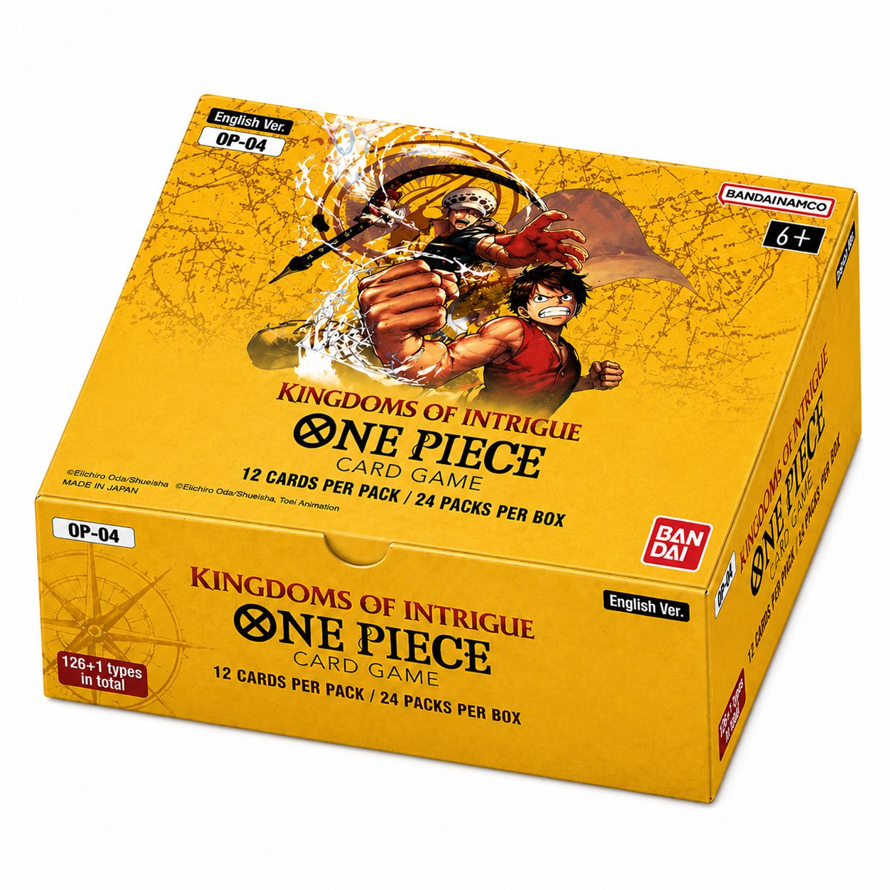 One Piece Kingdoms of Intrigue OP-04 Booster Box English Version