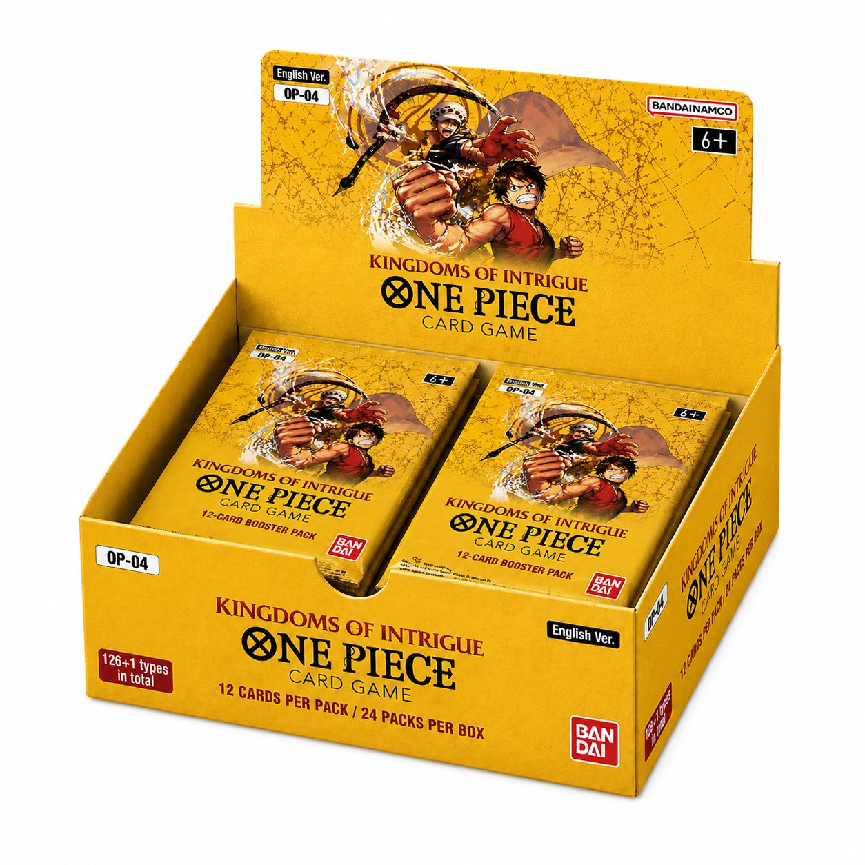 One Piece Kingdoms of Intrigue OP-04 Booster Box English Version