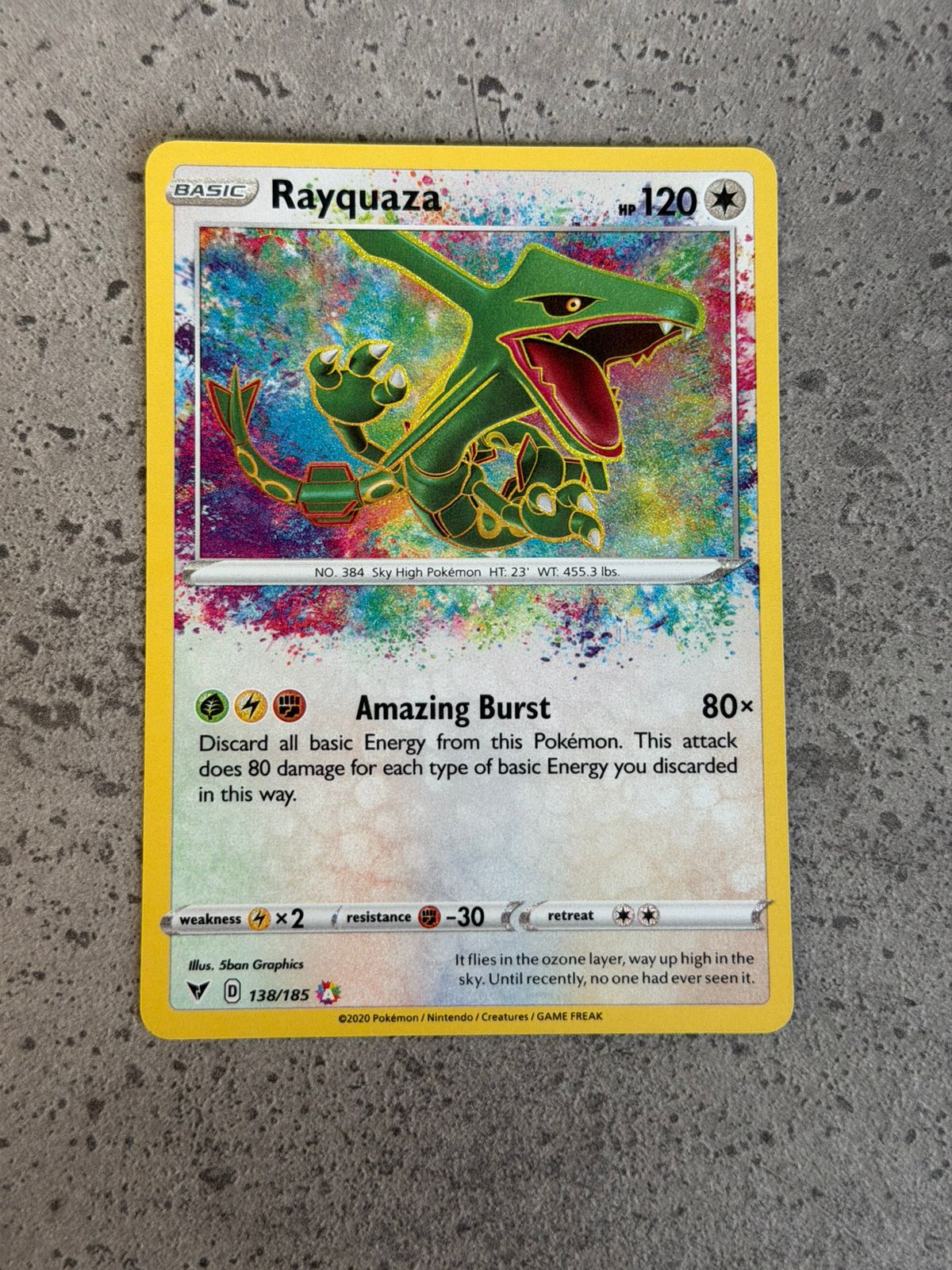 Rayquaza Vivid Voltage 138/185