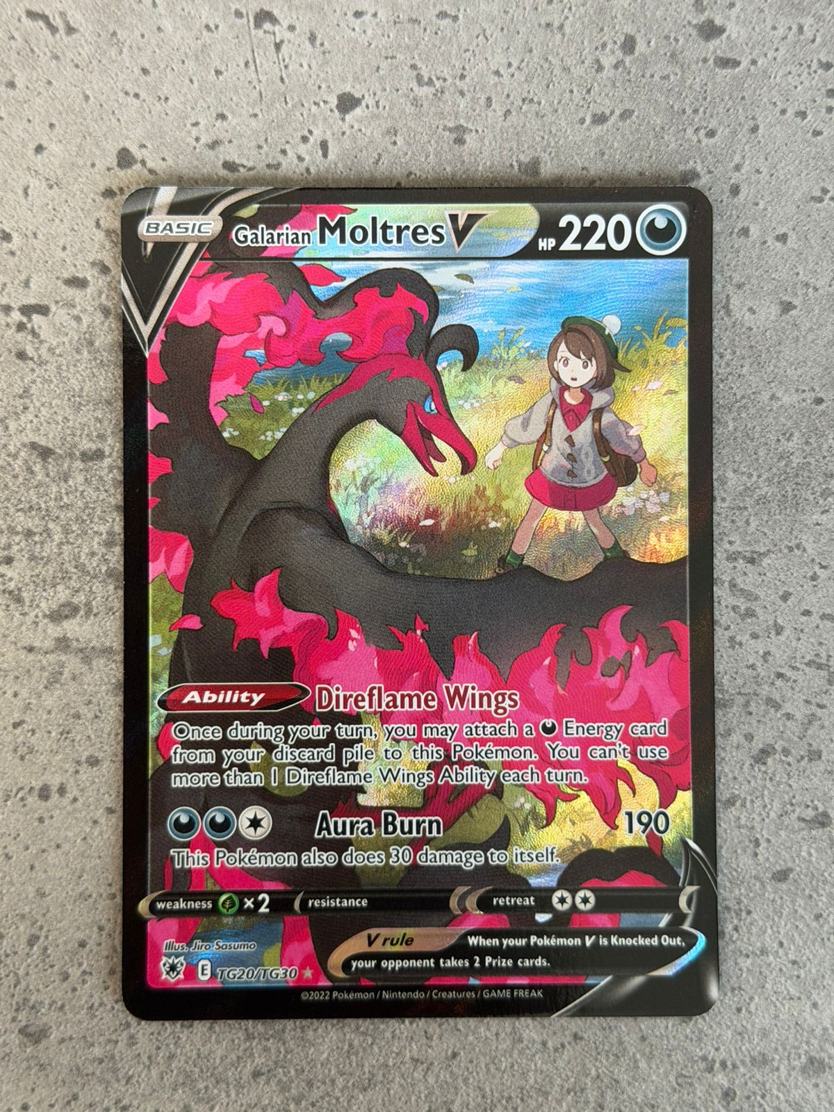 Galarian Moltres V TG20/TG30