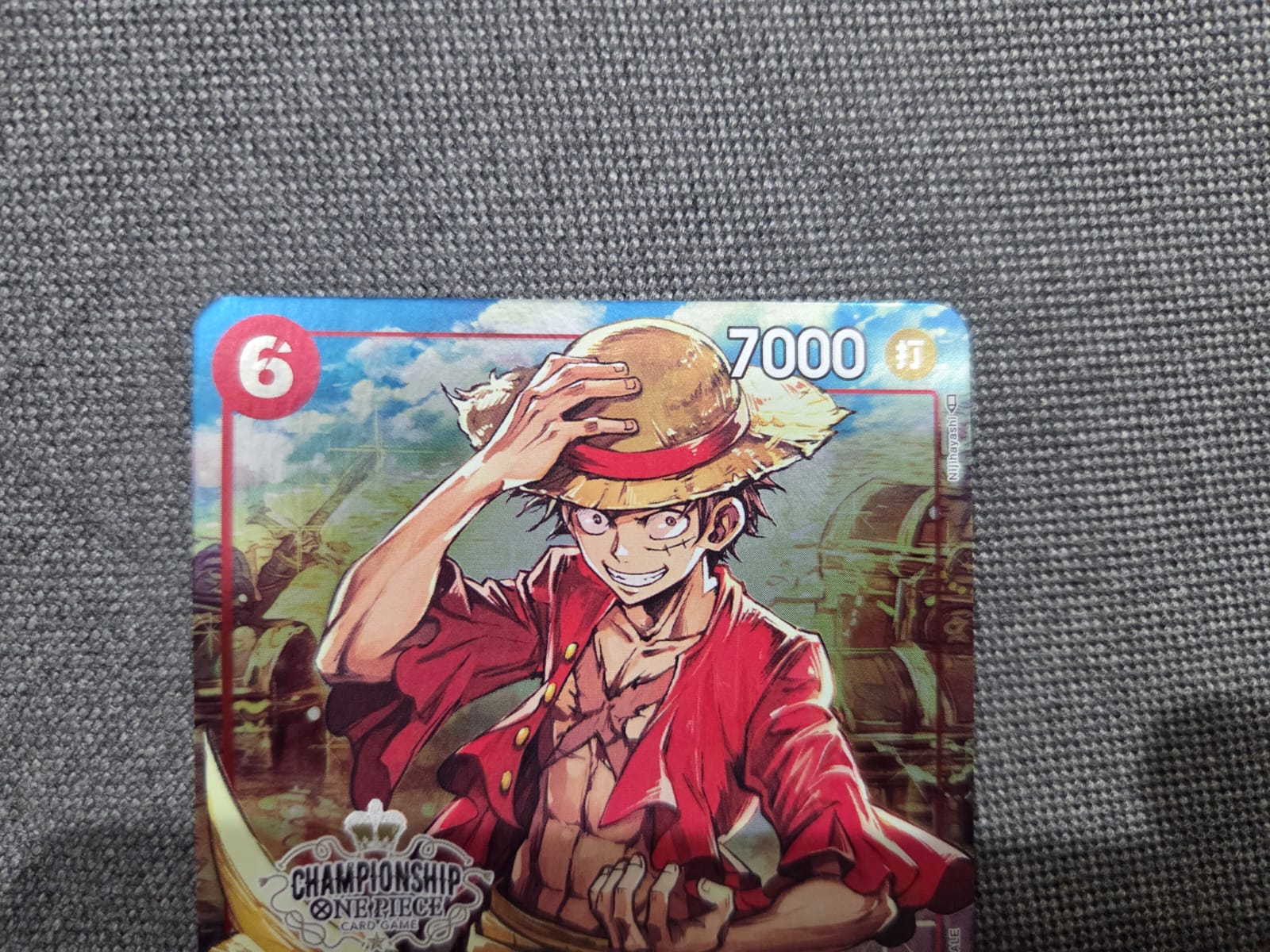 One Piece Monkey.D.Luffy [Store Championship Trophy Card] P-001