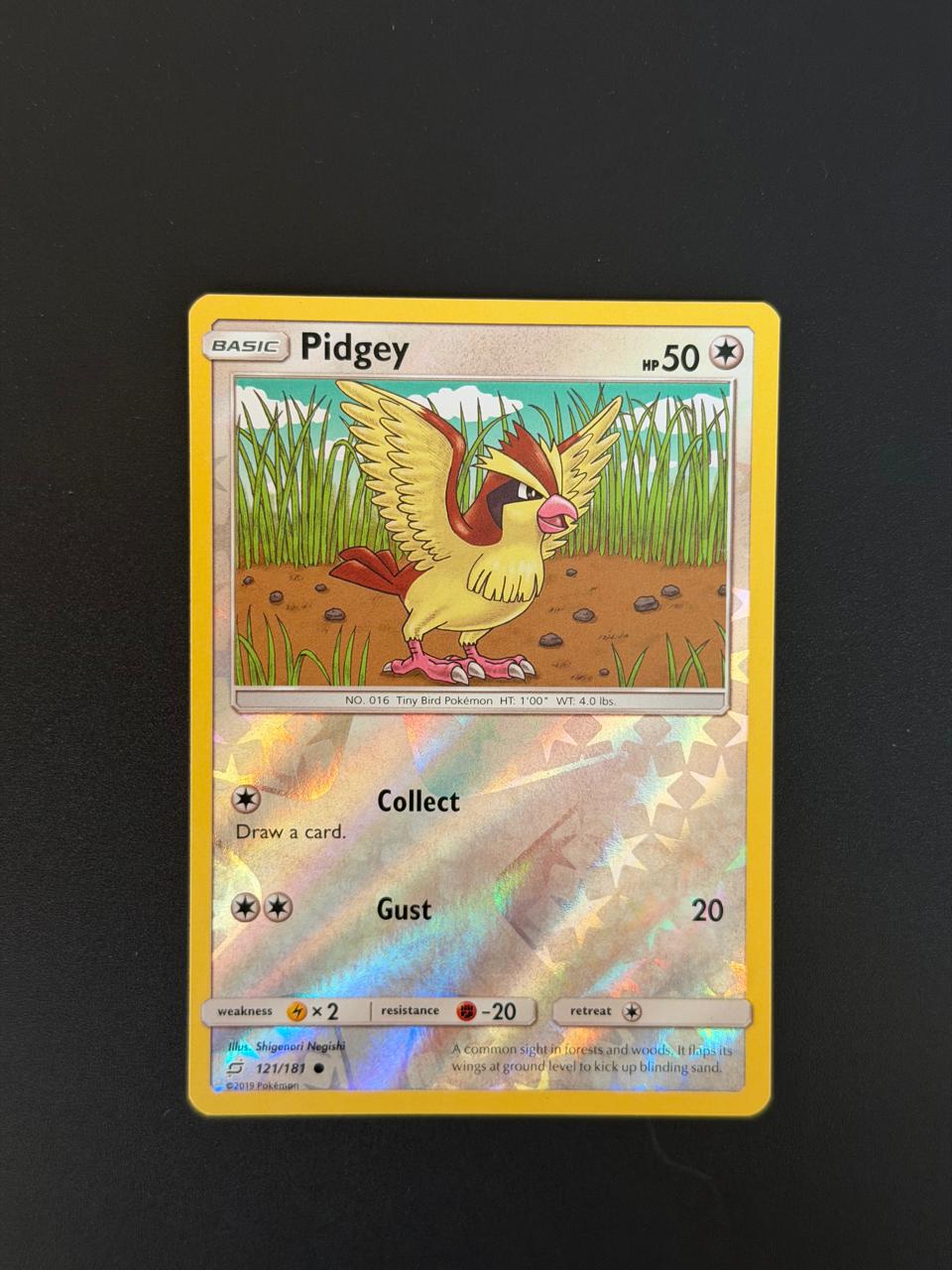 Pidgey - Team Up 121/181 Reverse Holofoil