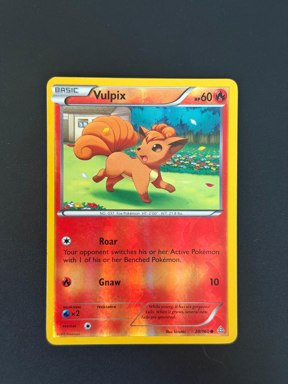 Vulpix - Primal Clash 20/160 Reverse Holofoil