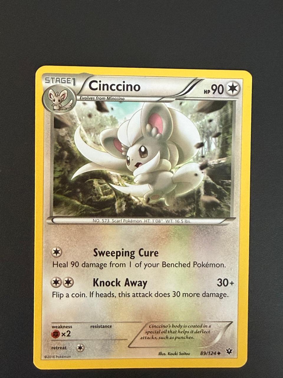 Cinccino - Fates Collide 89/124 Normal