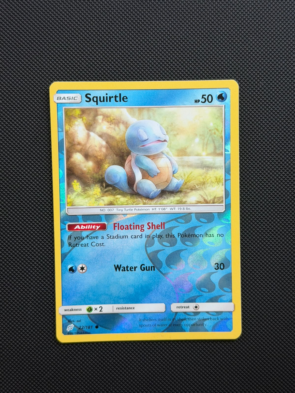 Squirtle (22) Team Up 22/181 Reverse Holofoil