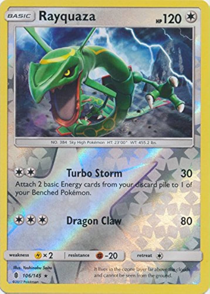 Rayquaza Guardians Rising 106/145 Reverse Holofoil