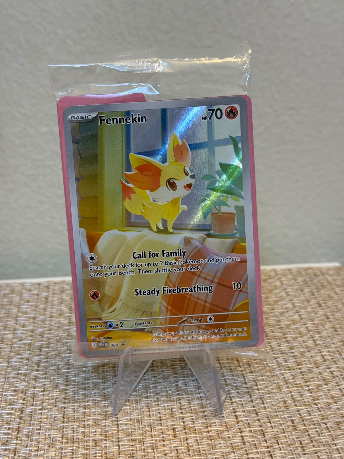 Pokemon Fennekin - 080 - ME: Mega Evolution Promo (Sealed)