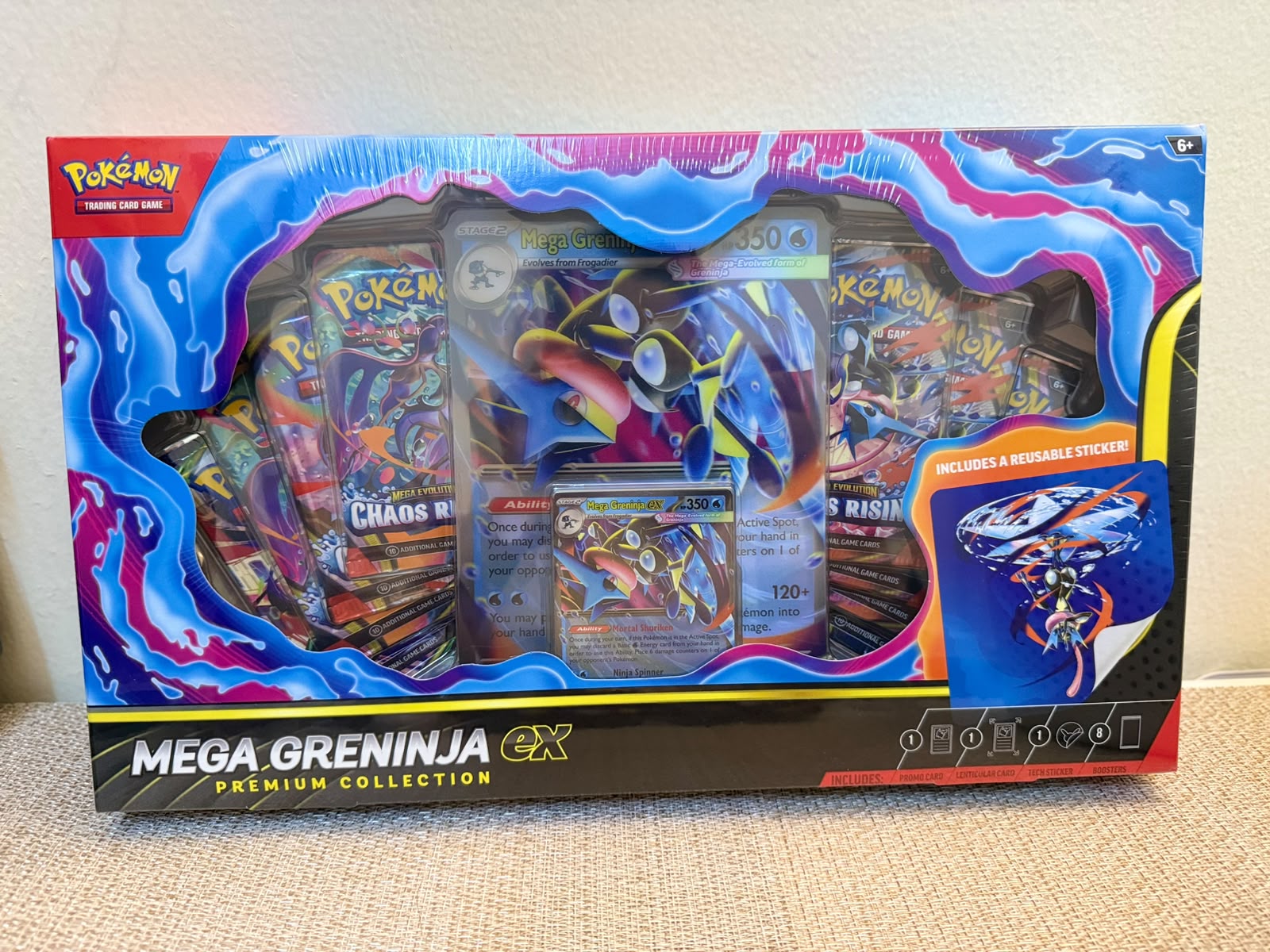 Mega Greninja Ex Premium Collection Miscellaneous Cards & Products Sealed