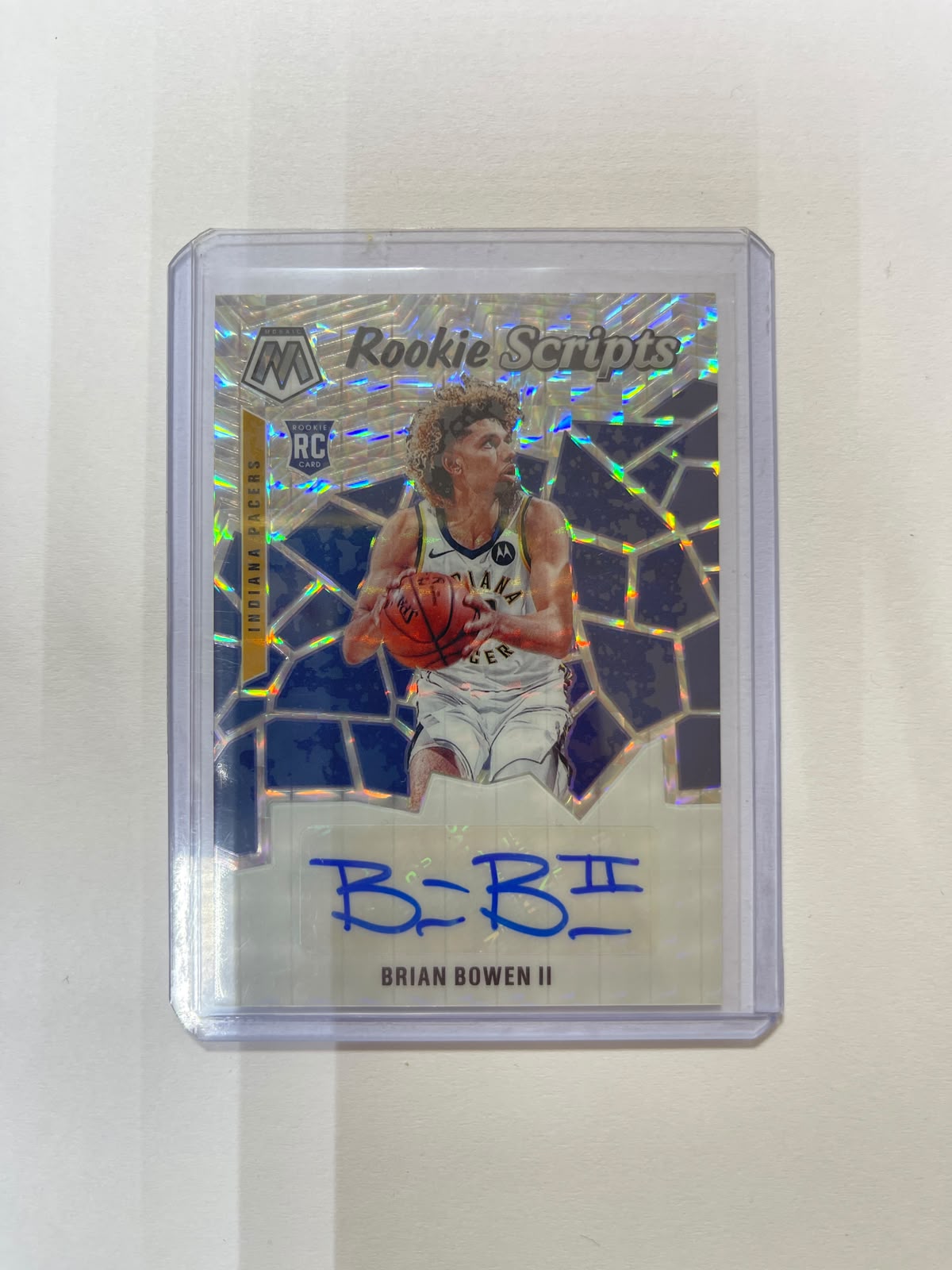Brian Bowen II RC Auto - 2019-20 Panini Mosaic Rookie Scripts