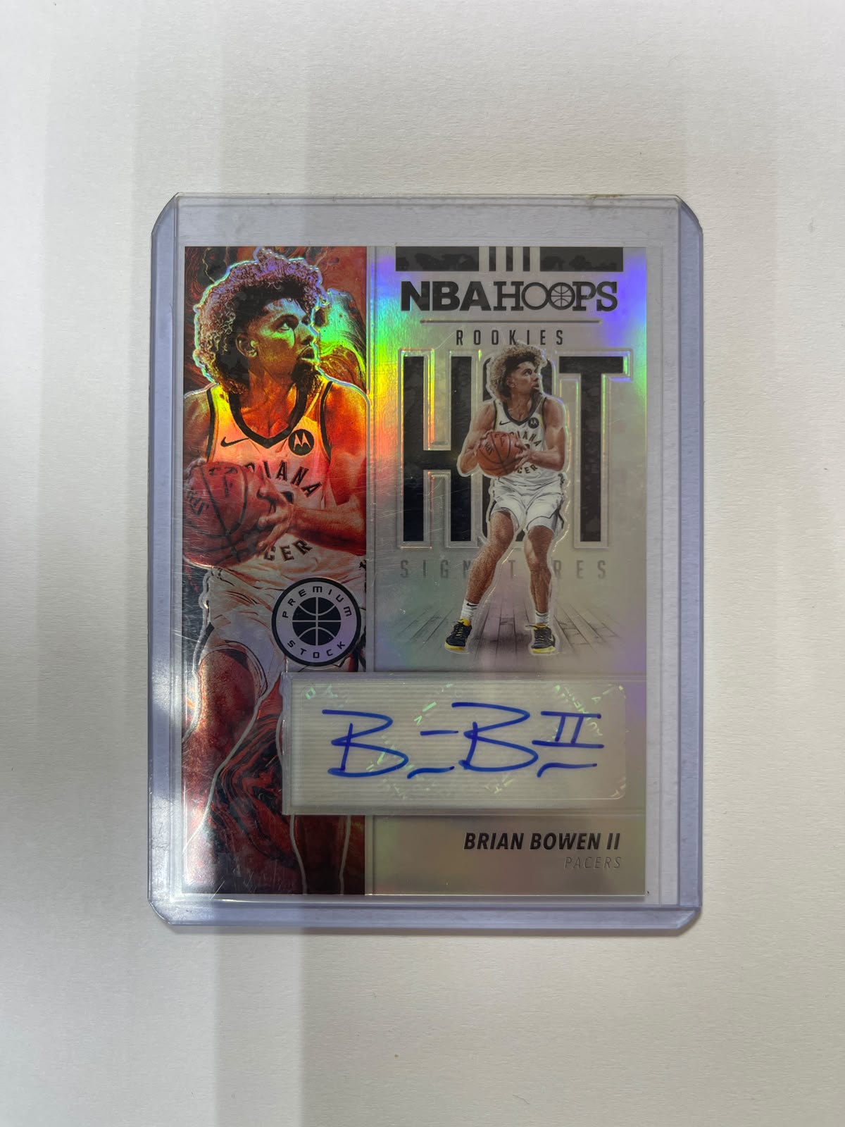 Brian Bowen II RC Auto - 2019-20 NBA Hoops Rookie Hot Signatures