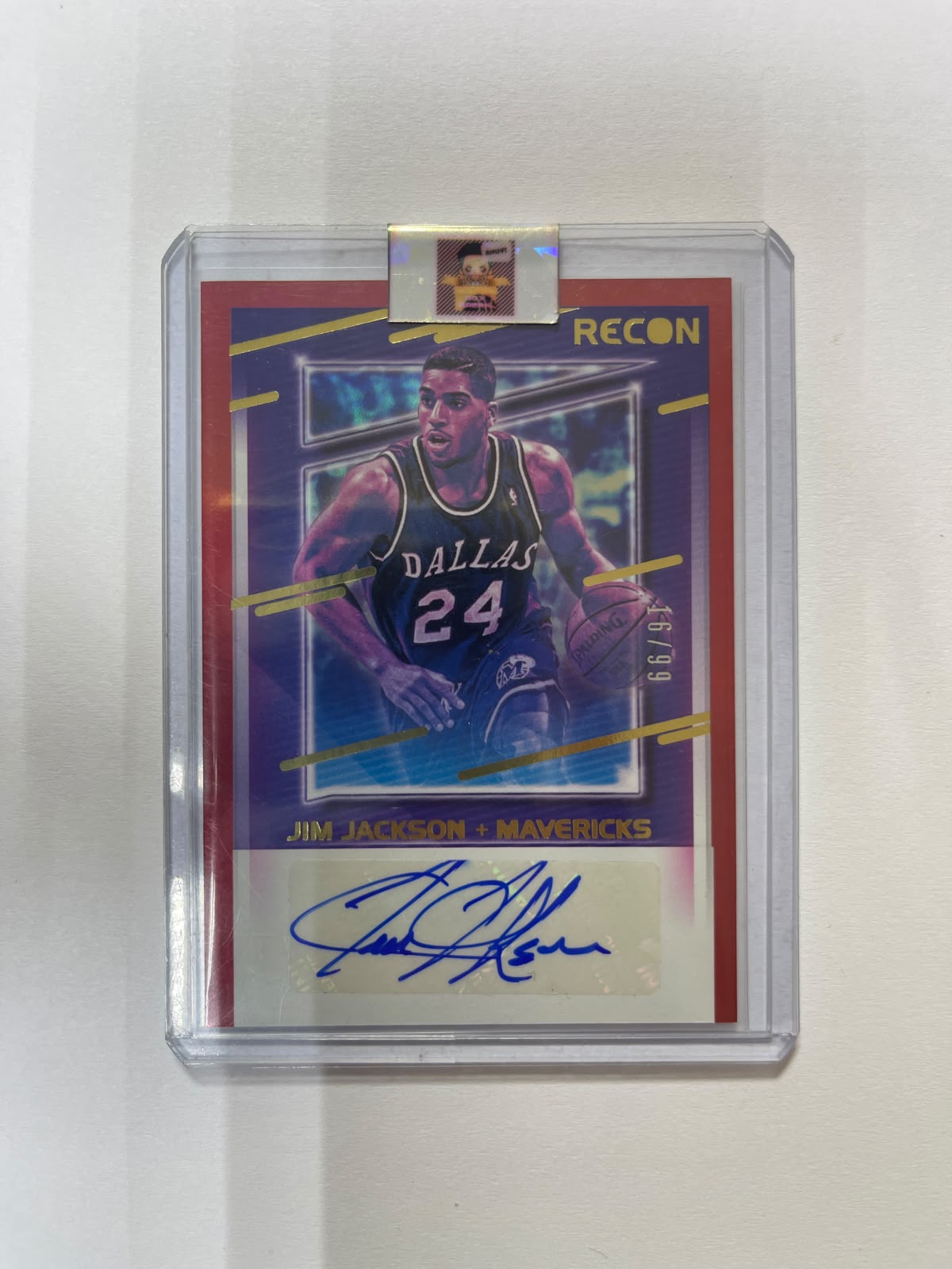 Jim Jackson Auto /99 - Panini Recon