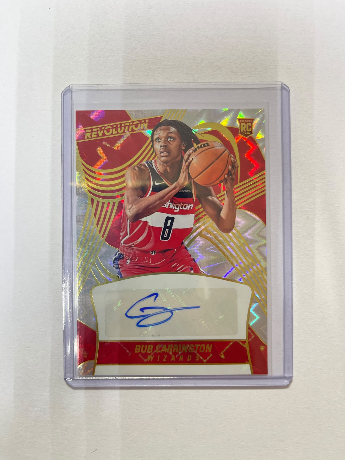 Bub Carrington RC Auto /100 - 2024-25 Panini Revolution Impact
